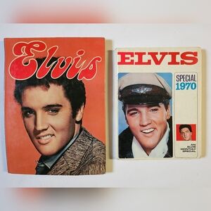 1970 Elvis Presley Special Illustrated & Elvis: Memories Forever 1976 Hardcover